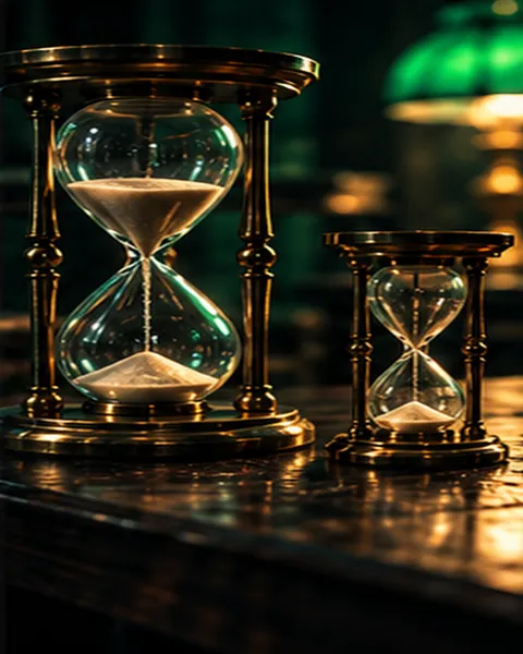 Nine Minutes from Two Hourglasses (illustration)