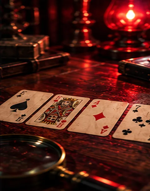 Checking the Four Cards (illustration)