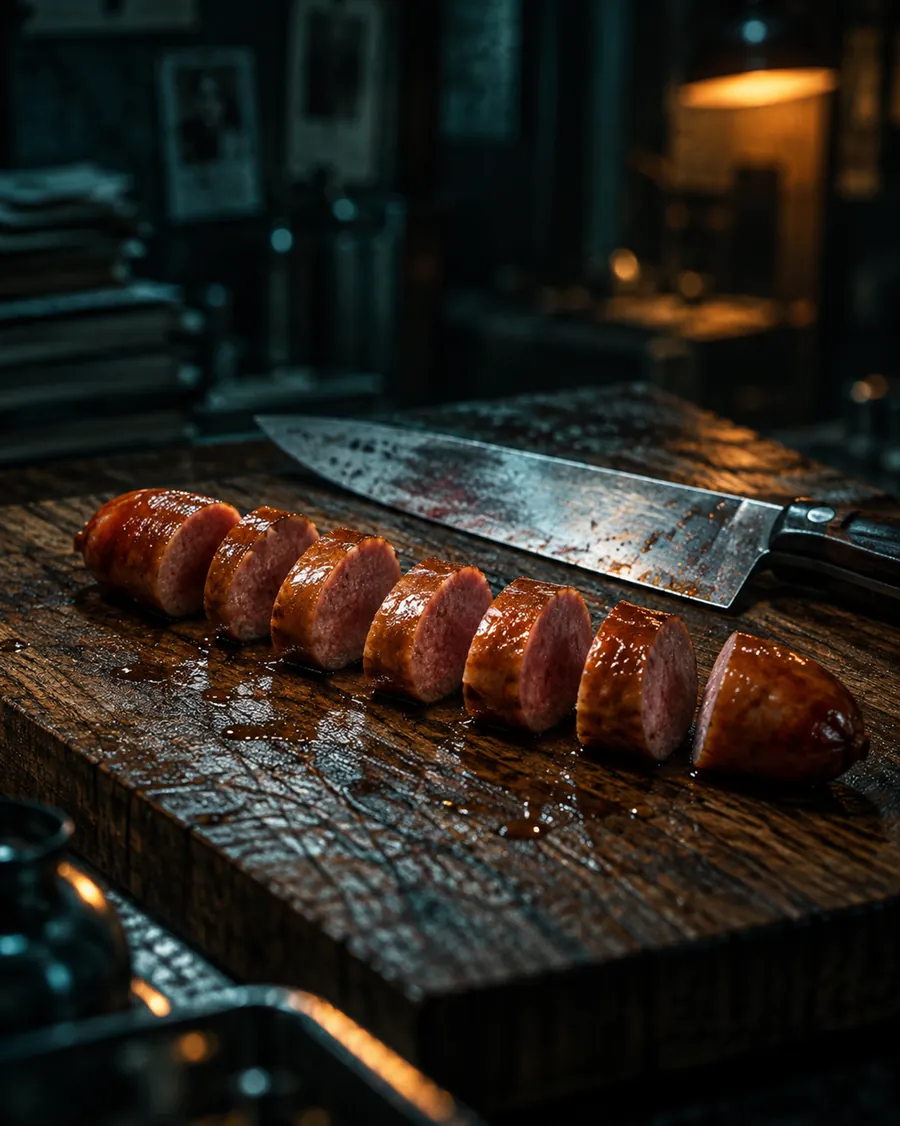 Cutting a Sausage into 11 (illustration)